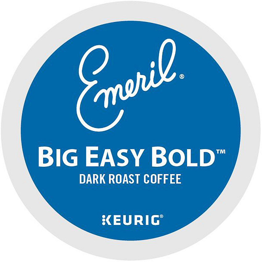 Emeril's K-Cup Emeril Big Easy Bold Coffee Compatible with Keurig Brewer - Regular - Dark - K-Cup, Pod - Roasted - Kosher - 24 / Pack (PB4137)