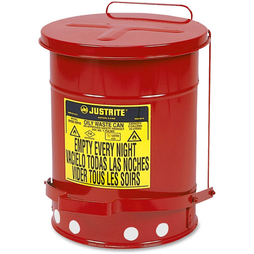 JUSTRITE 09100 Oily-Waste Can