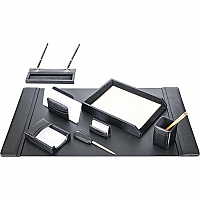 Dacasso Leather 8-Piece Desk Set 1 Each (D1012)