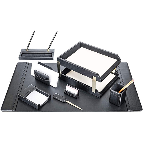 Dacasso Leather 10-Piece Desk Set 1 Each (D1020)