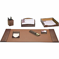 Dacasso Embossed Leather Desk Set 1 Each (D2004)