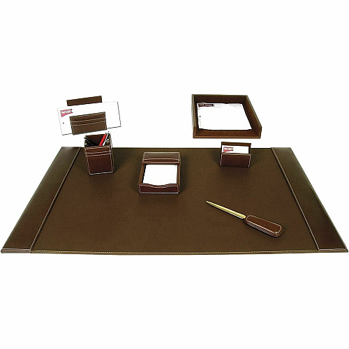 Dacasso Rustic Leather Desk Set 1 Each (D3204)