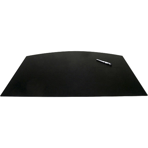 Dacasso Desk Pad 34" Width x 24" Depth - Leather - Black - 1 Each (P1022)