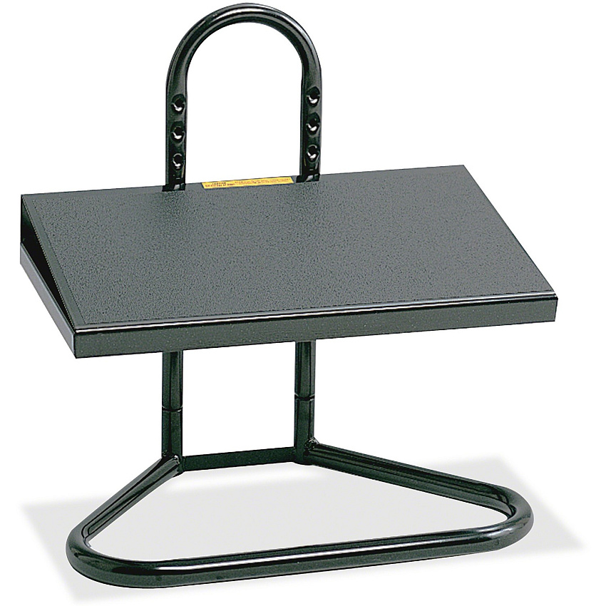 Safco Industrial Adjustable Footrest 8&deg; Tilt - Black - 1 Each (5124)