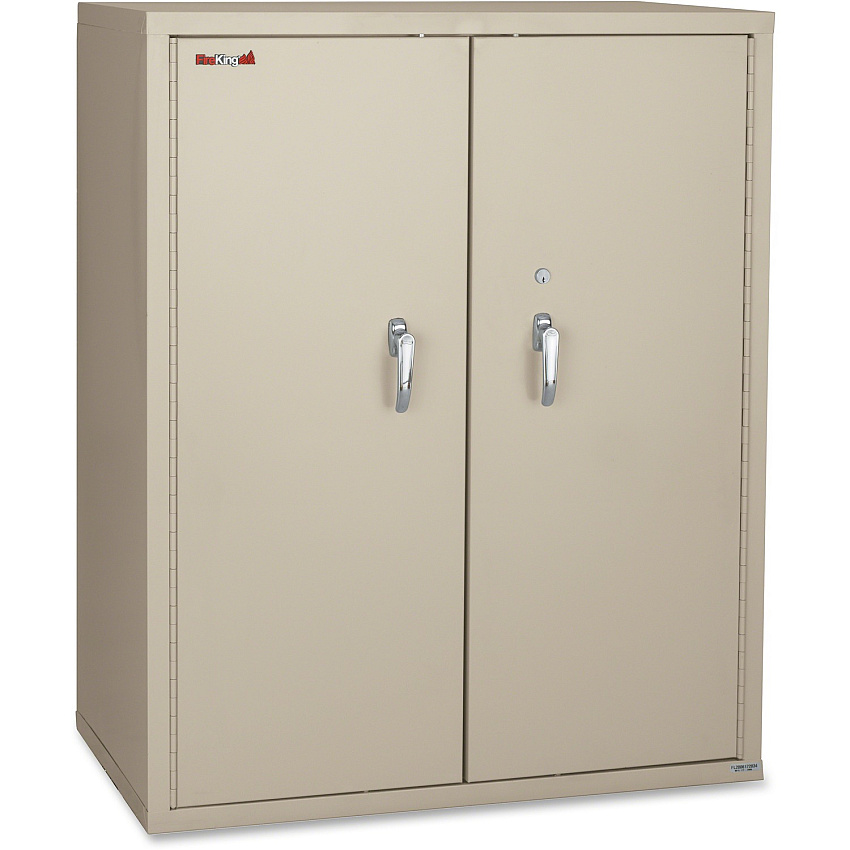 FranklinCovey FireKing Storage Cabinet 36" Width x 19.3" Depth x 44" Height - 2 x Shelf(ves) - Fire Resistant - Platinum (CF4436DPA)