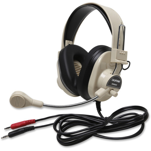 Califone Deluxe Multimedia Stereo Wired Headset 3.5Mm Plug (3066AV)