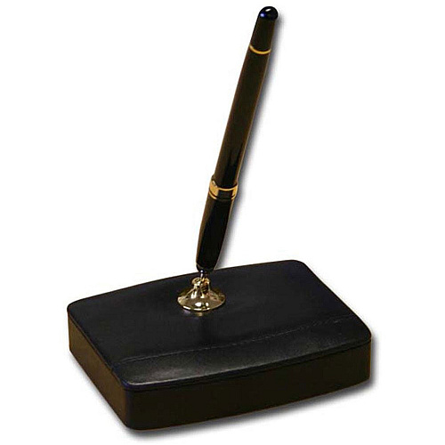 Dacasso Single Pen Stand Leather - Black - 1 Each (A1025)