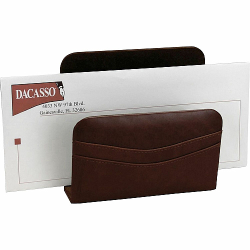 Dacasso Letter Holder Leather - Mocha - 1 Each (A3008)