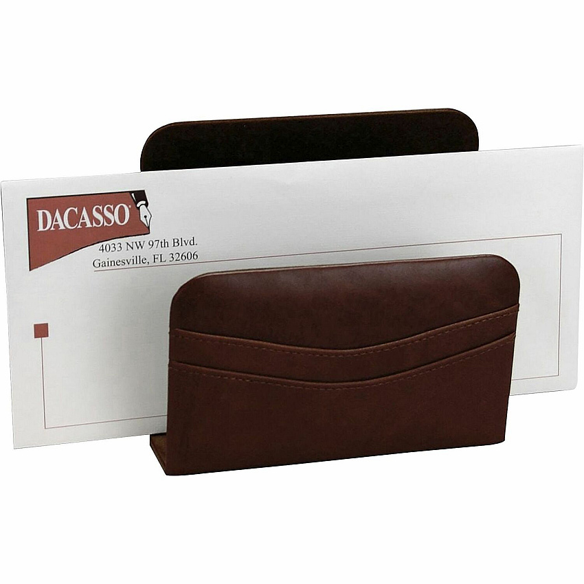 Dacasso Letter Holder Leather - Mocha - 1 Each (A3008)