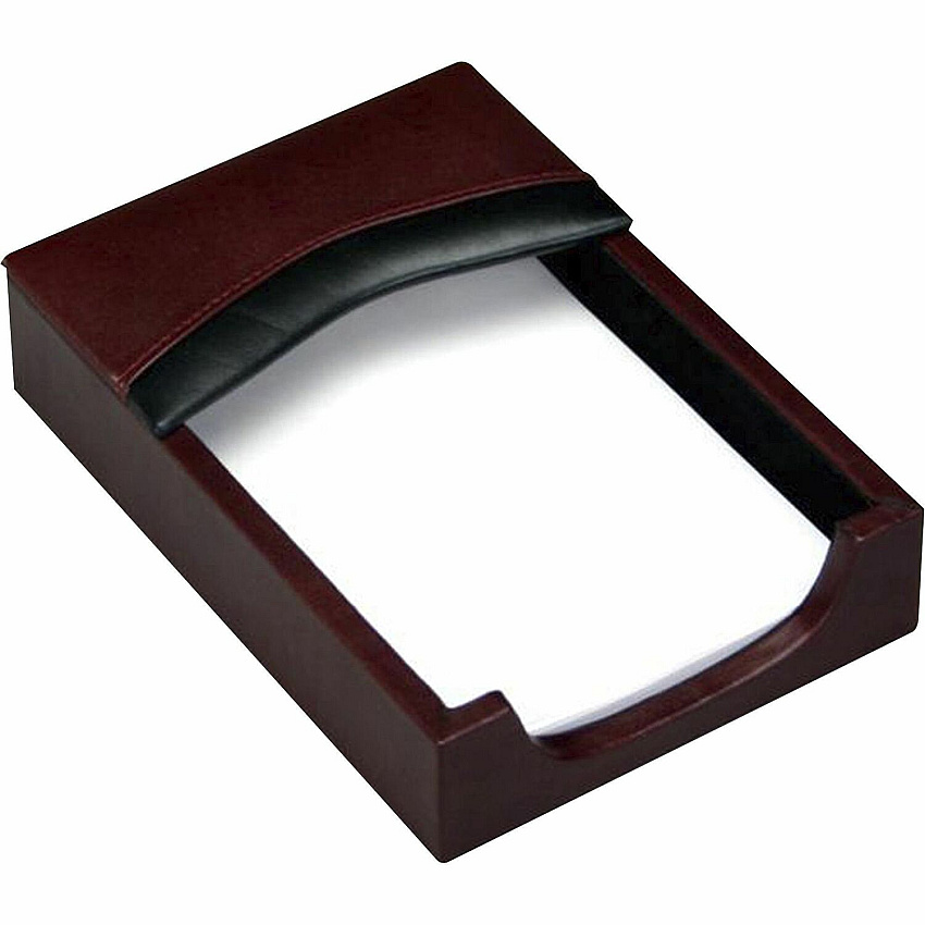 Dacasso Memo Holder 33" Height x 24.5" Width x 44.5" Length - Leather - Burgundy - 1 Each (A7009)