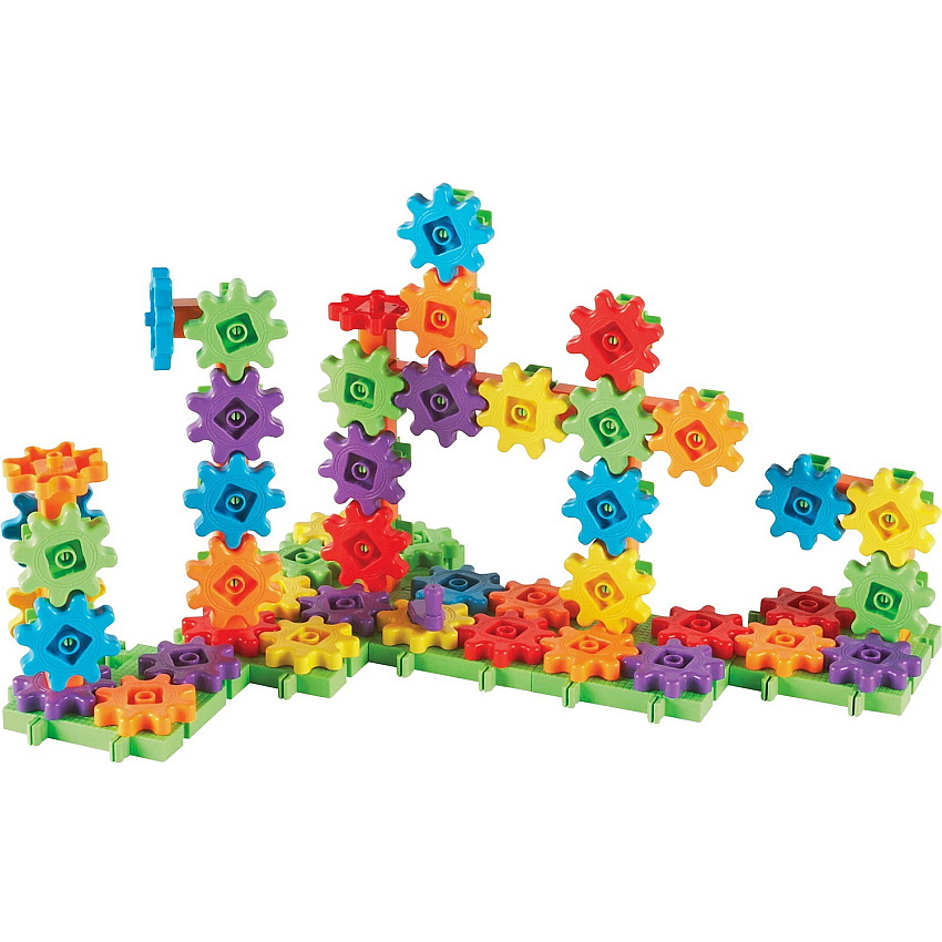 Gears!Gears!Gears! Beginner's Building Set Theme/Subject: Learning - Skill Learning: Early Skill Development - 3-10 Year - 95 Pieces (LER9162)