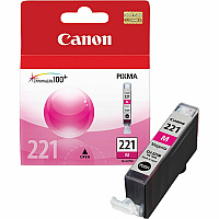 Canon CLI-221M Original Inkjet Ink Cartridge - Magenta - 1 Each