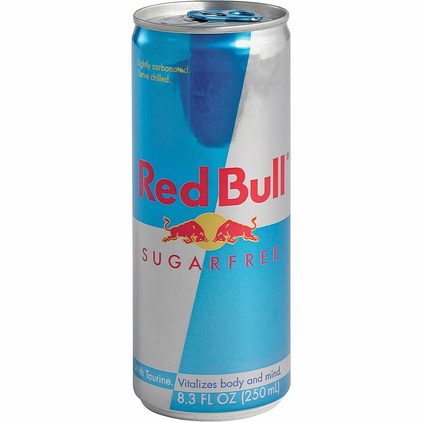 Red Bull Sugar-free Energy Drink Ready-to-Drink - Sugar Free - 8.30 fl oz (245 mL) - Original - 24 / Carton (RBD122114)
