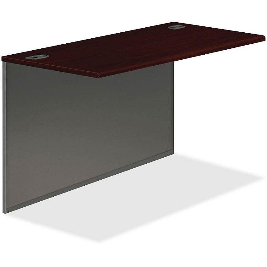HON 38000 H38210 Bridge 29.5" Height x 48" Width x 24" Depth - Waterfall Edge - Finish: Charcoal (38210NS)