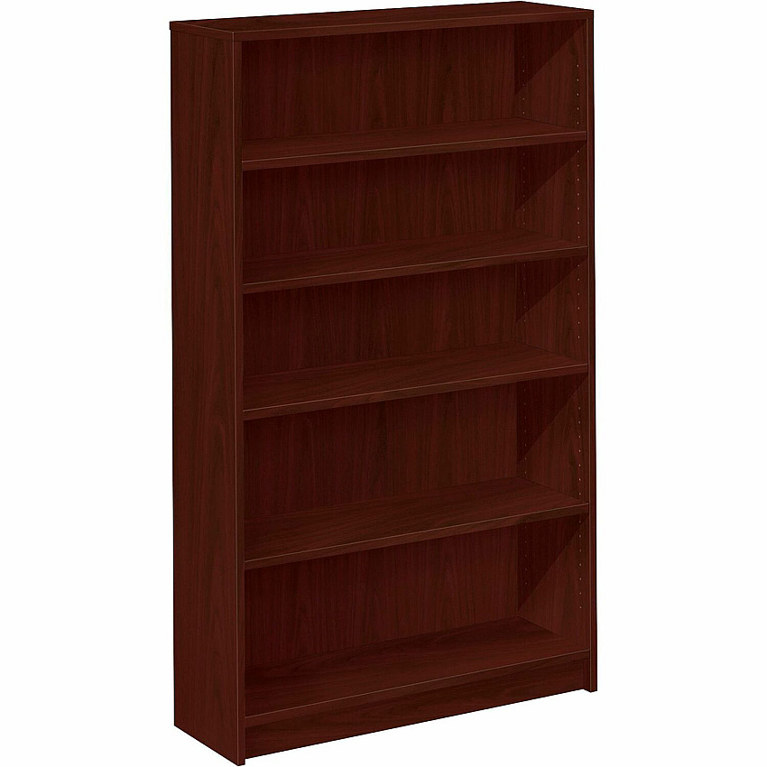 HON 1870 H1875 Bookcase 60.1" Height x 36" Width x 11.5" Depth - 5 Shelve(s) - Finish: Mahogany (1875N)
