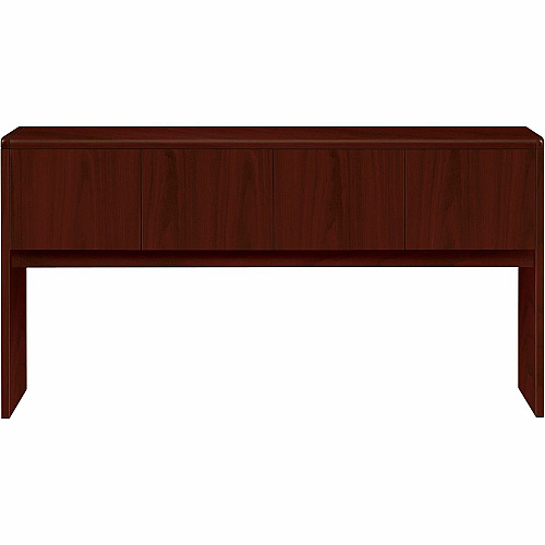 HON 10700 H107318 Hutch 37.1" Height x 74.6" Width x 14.6" Depth - Waterfall Edge - Finish: Mahogany (107318NN)