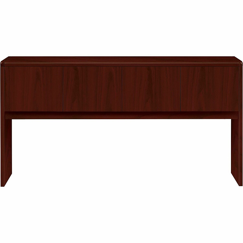 HON 10700 H107318 Hutch 37.1" Height x 74.6" Width x 14.6" Depth - Waterfall Edge - Finish: Mahogany (107318NN)