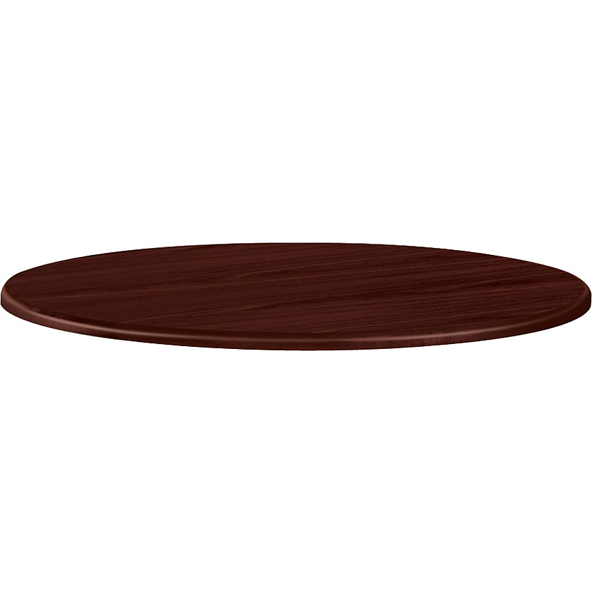 HON 10700 H107242 Tabletop 42" Diameter - Waterfall Edge - Finish: Mahogany (107242NN)