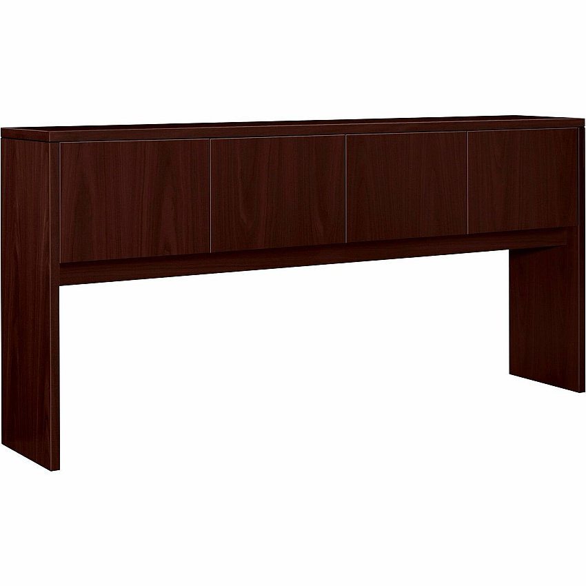 HON 10500 H105327 Hutch 37.1" Height x 78" Width x 14.6" Depth - Flat Edge - Finish: Mahogany (105327NN)