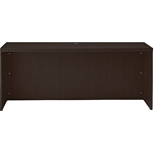 Safco Aberdeen 72" Credenza 29.5" Height x 72" Width x 24" Depth, 1.6" Thickness Surface - Material: Medium Density Fiberboard (MDF), Laminate - Finish: Mocha - Cable Management, Grommet, Leveler, Modesty Panel - 1 Each (ACD7224LDC)