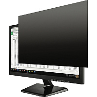 Kantek Secure-View Widescreen Blackout Privacy Filter Black For 19