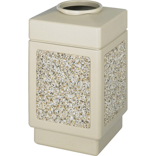 Safco Open Top Square 38-Gallon Receptacle (9471TN)