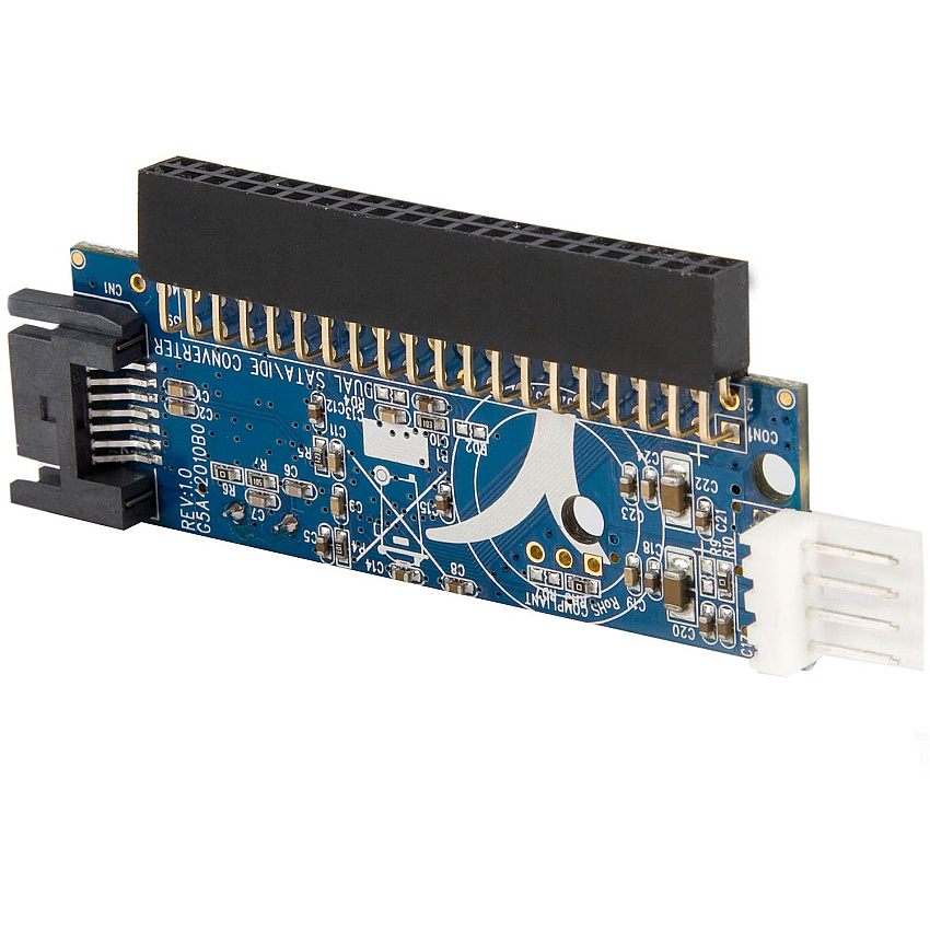 StarTech.com 40 Pin Female IDE to SATA Adapter Converter Allows connection of a SATA device to an IDE motherboard or card - IDE to SATA Converter - SATA to IDE Converter - Hard Drive Adapter - IDE to SATA Adapter (IDE2SAT25)