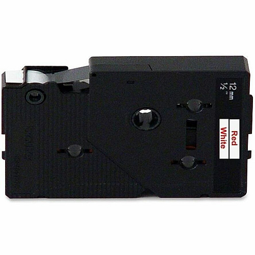 P-touch P-Touch Tape Cartridge x 1/2" Width x 25" Length - Direct Thermal - White - Water Resistant - Laminated - Grease Resistant - 2 / Pack (TC21)