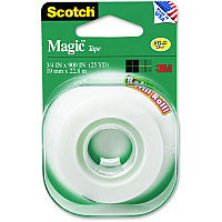 Scotch Matte Finish Magic Tape 13.89 yd Length x 0.75