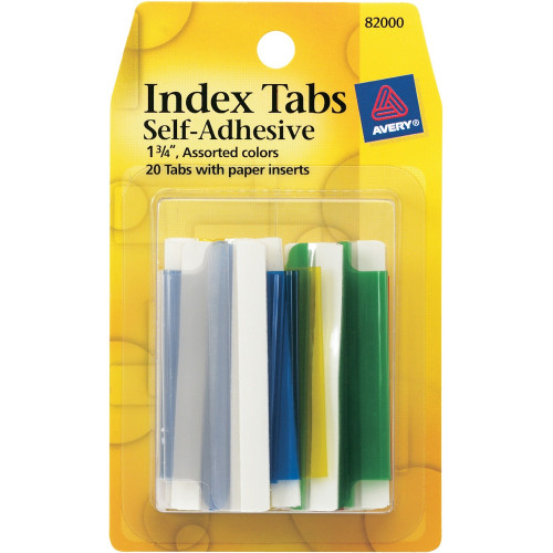 Avery Index Tabs with Writable Inserts (82000)