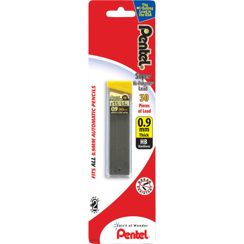 Pentel Super Hi-Polymer 0.9mm Lead Refill (C29BPHB)