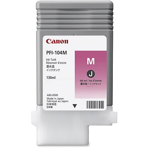 Canon PFI-104M Original Inkjet Ink Cartridge - Magenta - 1 Each (3631B001AA)