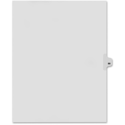 Kleer-Fax Legal Exhibit Numbered Index Dividers (82288)