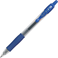 Pilot G2 Retractable XFine Gel Ink Rollerball Pens 0.5 mm Extra Fine Pen Point - Refillable - Retractable - Blue Ink - Gel-based - 1 Dozen (31104)