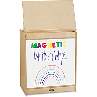 Jonti-Craft Big Book Write-n-Wipe Easel 30" Height x 24.5" Width x 15" Depth - Rubber, Acrylic - 1 Each (0543JCMG)