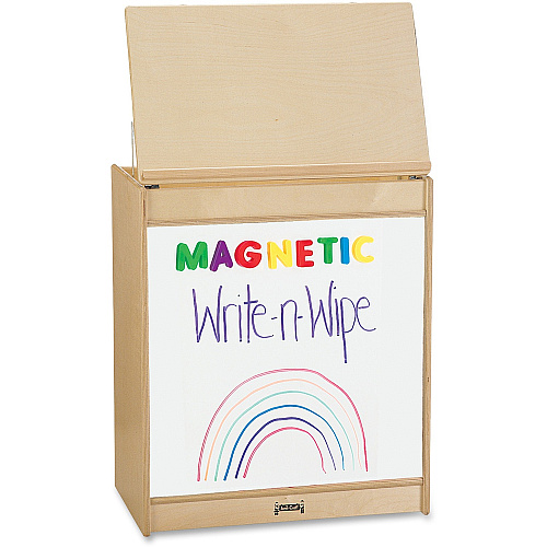 Jonti-Craft Big Book Write-n-Wipe Easel 30" Height x 24.5" Width x 15" Depth - Rubber, Acrylic - 1 Each (0543JCMG)