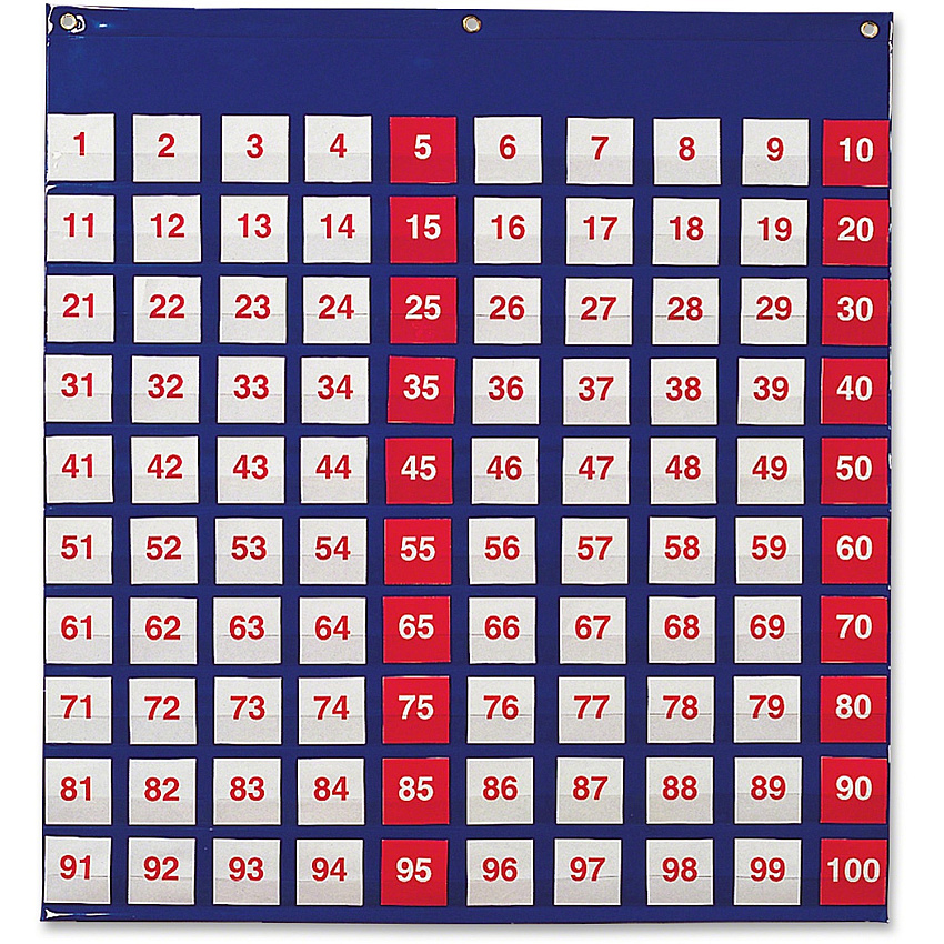 Learning Resources Hundred Pocket Chart Theme/Subject: Learning - Skill Learning: Counting, Odd Number, Even Number, Number, Multiplication - 5+ - 1 Each (LER2208)