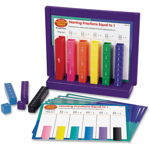 Rainbow Fraction Fraction Tower Activity Set (LER2075)