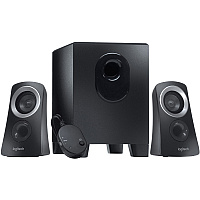 Logitech Z313 2.1 Speaker System - 25 W RMS - Black 48 Hz to 20 kHz - Headphone - 1 (980000382)