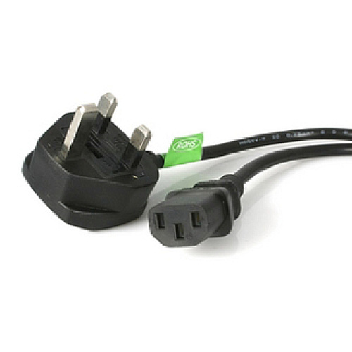 StarTech 6ft (1.8m) Power Cable, Bs 1363 To C13 (PXT101UK)