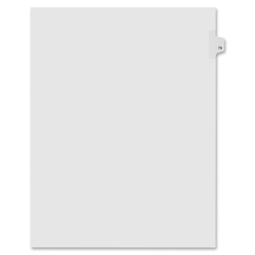 Kleer-Fax Numeric Laminated Tab Index Dividers (91079)