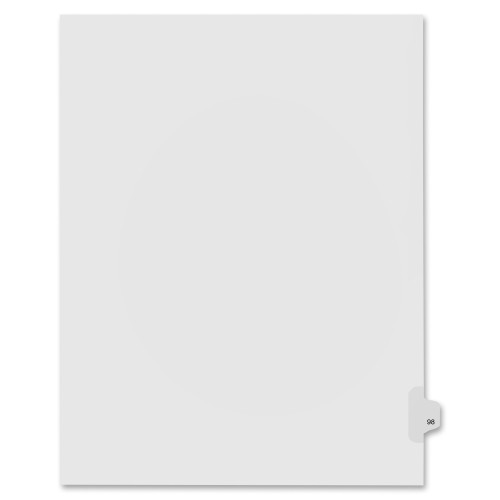 Kleer-Fax Numeric Laminated Tab Index Dividers (91098)