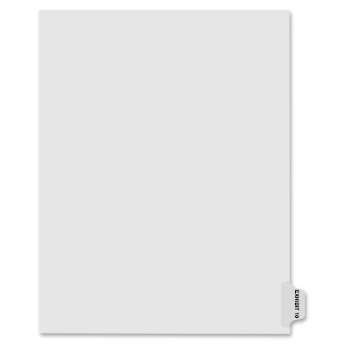 Kleer-Fax Numerical Index Dividers (80110)