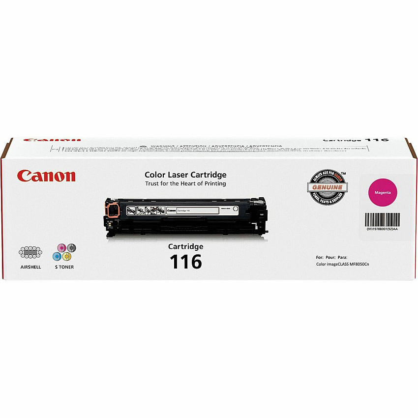 Canon 116 Original Toner Cartridge 1500 Pages (CRTDG116MA)