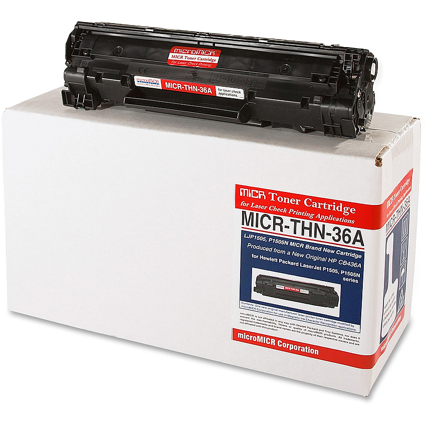 microMICR MICR Toner Cartridge - Alternative for HP 36A 2000 Pages (MICRTHN36A)