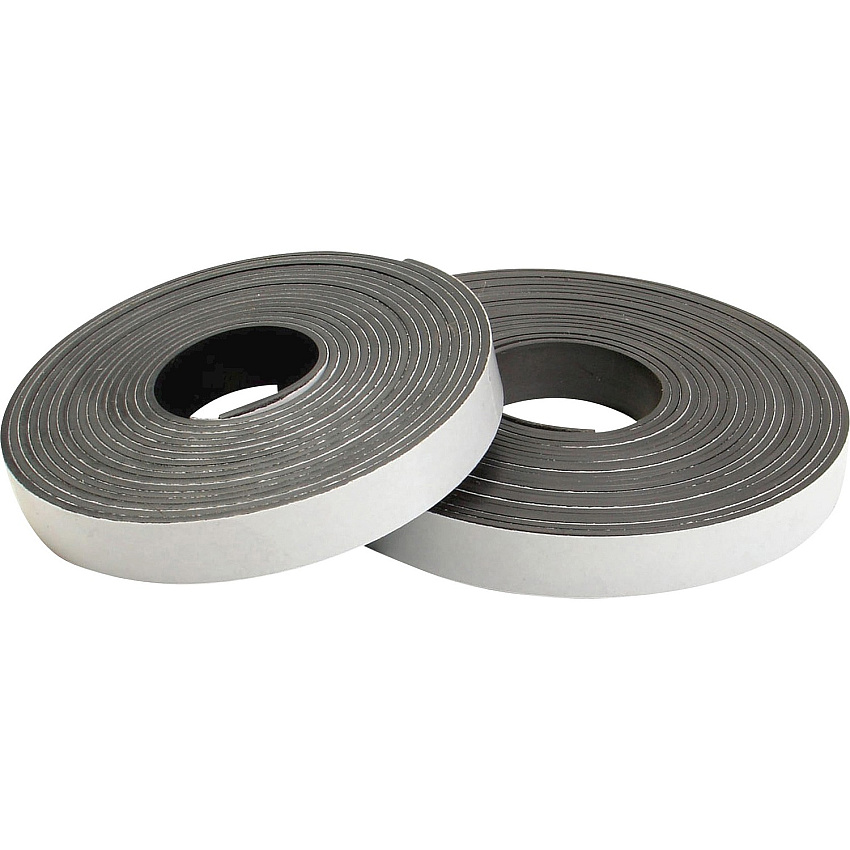 Baumgartens Zeus Magnetic Tape Refill 15 ft Length x 0.50" Width - Black - Adhesive Backing - Dispenser Included - Cutter Edge Dispenser - For Calendar, Mount Picture/Poster, Sign, Photo, Art, Crafting, Project, Picture, Business Card, Office, Roo (66022)