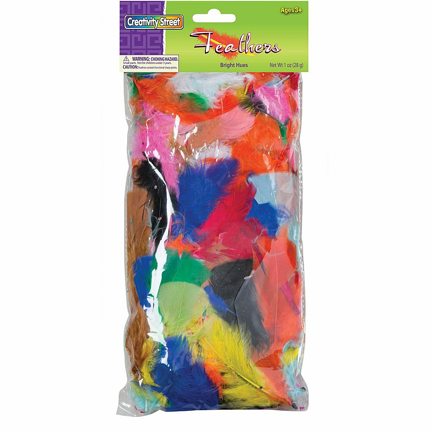 Creativity Street Plumage 1oz Feathers Craft - Assorted - 1 Pack (4502)