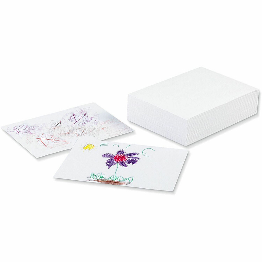 Pacon Drawing Paper 500 Sheets - Plain - 9" x 12" Sheet Size - White Paper - Acid-free, Chlorine-free - Recycled - 500 / Ream (4719)