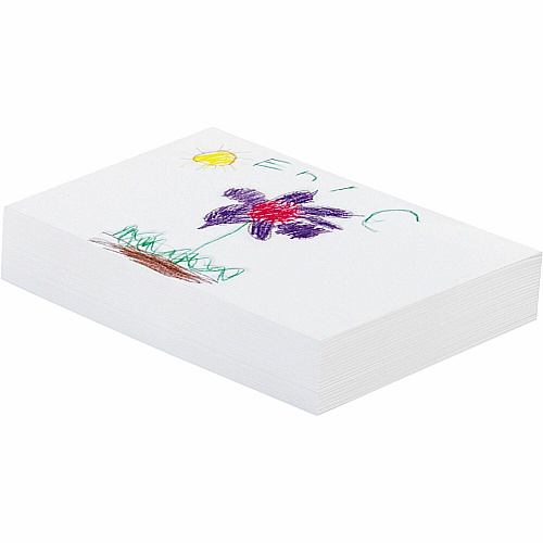 Pacon Drawing Paper 500 Sheets - Plain - 12" x 18" Sheet Size - White Paper - Acid-free, Process Chlorine-free - Recycled - 500 / Ream (4722)