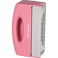 Xstamper Pre-inked Pink Pocket Stamp Custom Message Stamp - 0.50" Impression Width x 2" Impression Length - 50000 Impression(s) - Pink - Recycled - 1 Each (PN40)